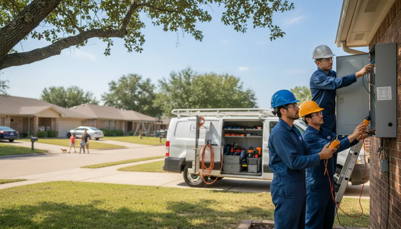 Certified electrician providing emergency electrical services in Petersburg, IN